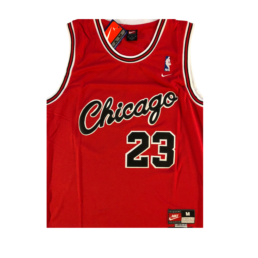 1984 ROOKIE Michael Jordan #23 Chicago Bulls Red/Black/White Men's/Youth Jersey
