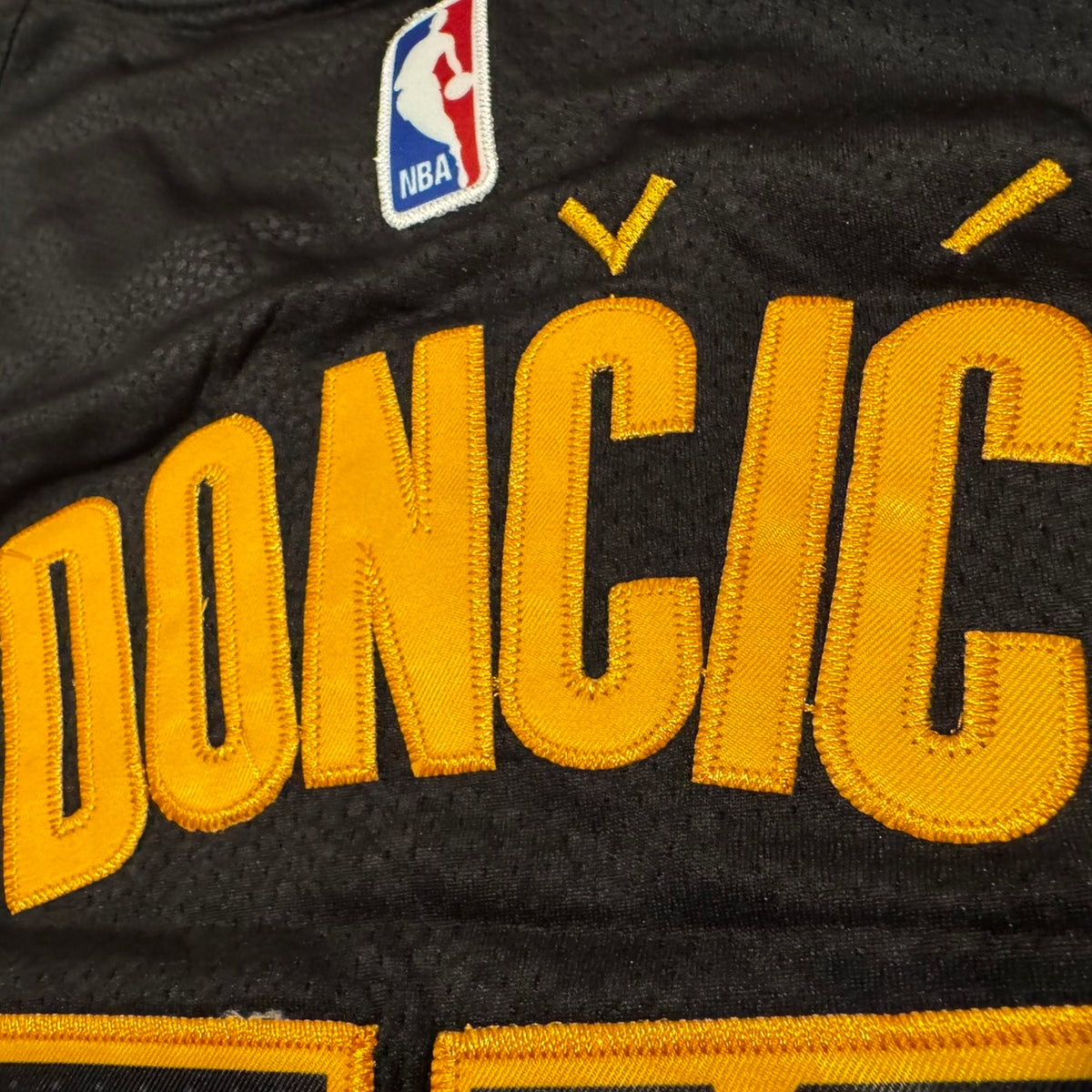 #77 Luka Doncic Los Angeles Lakers Black Mamba Edition Jersey