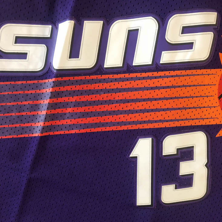 Steve Nash #13 Phoenix Suns Purple/White/Black Men's Jersey