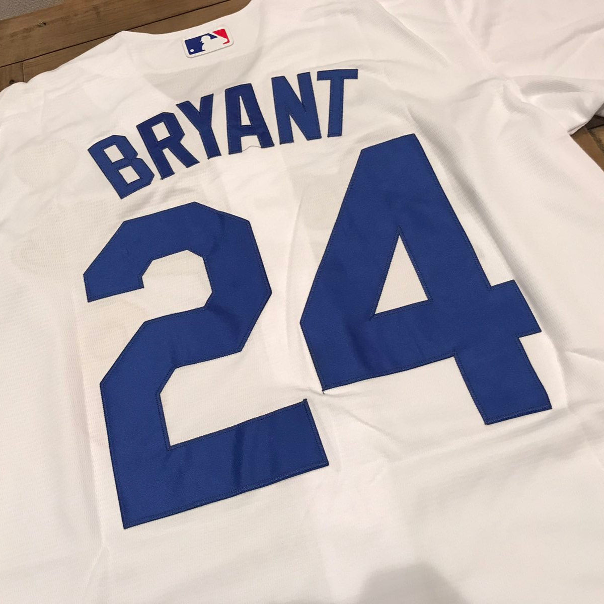 Kobe Bryant #24 Front / #8 Back Los Angeles Dodgers Blue/Gray/Black/White Men's Jersey