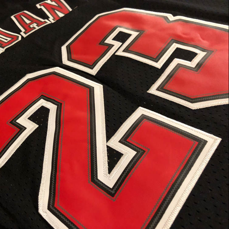 Michael Jordan #23 Chicago Bulls Red/Black/Pinstripe/White/Gold Men's or Youth Jersey