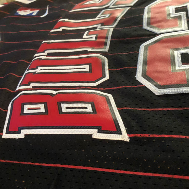 Michael Jordan #23 Chicago Bulls Red/Black/Pinstripe/White/Gold Men's or Youth Jersey