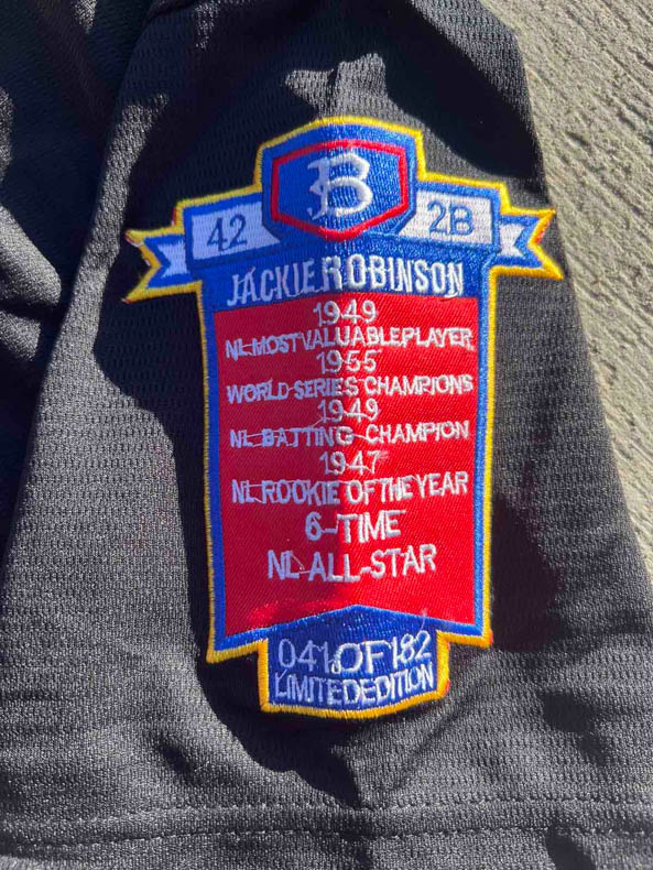 #42 Jackie Robinson Brooklyn Dodgers Cooperstown Mitchell & Ness Jersey