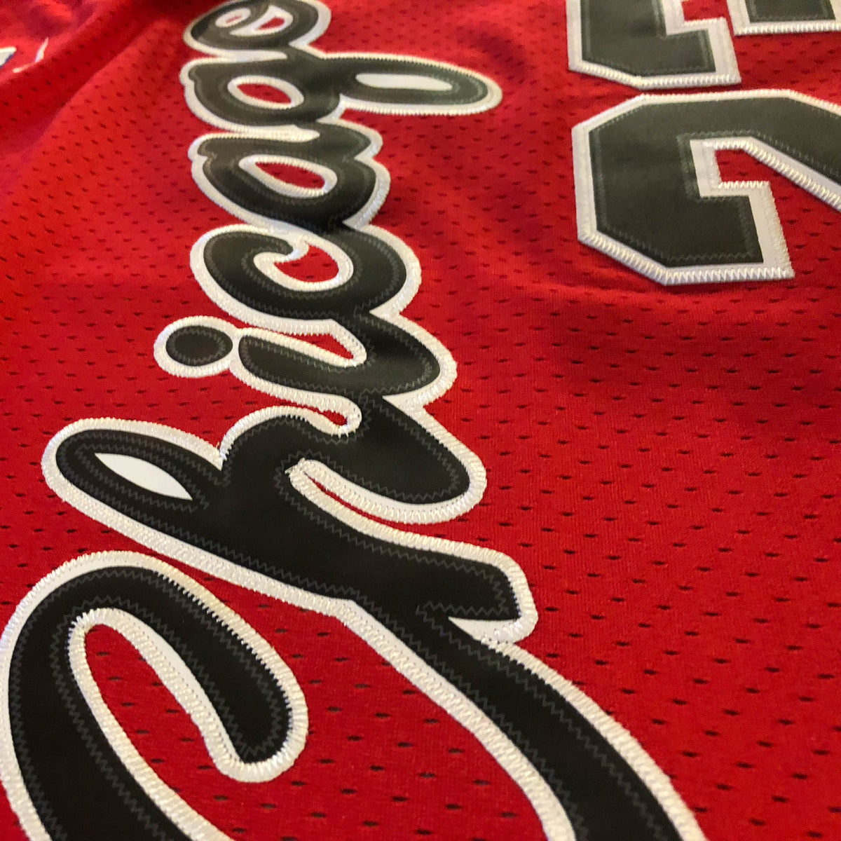 1984 ROOKIE Michael Jordan #23 Chicago Bulls Red/Black/White Men's/Youth Jersey