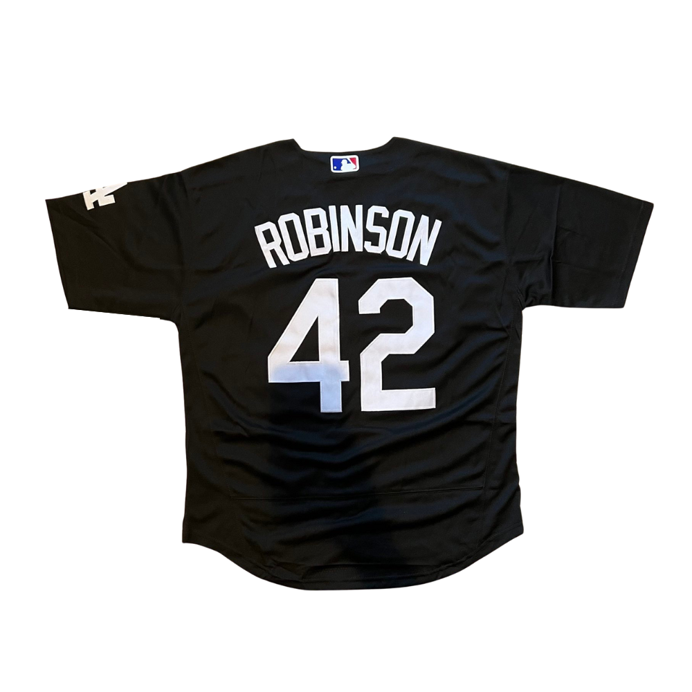 Jackie Robinson #42 Los Angeles Dodgers Blue/Black/Gray/White Men's Jersey