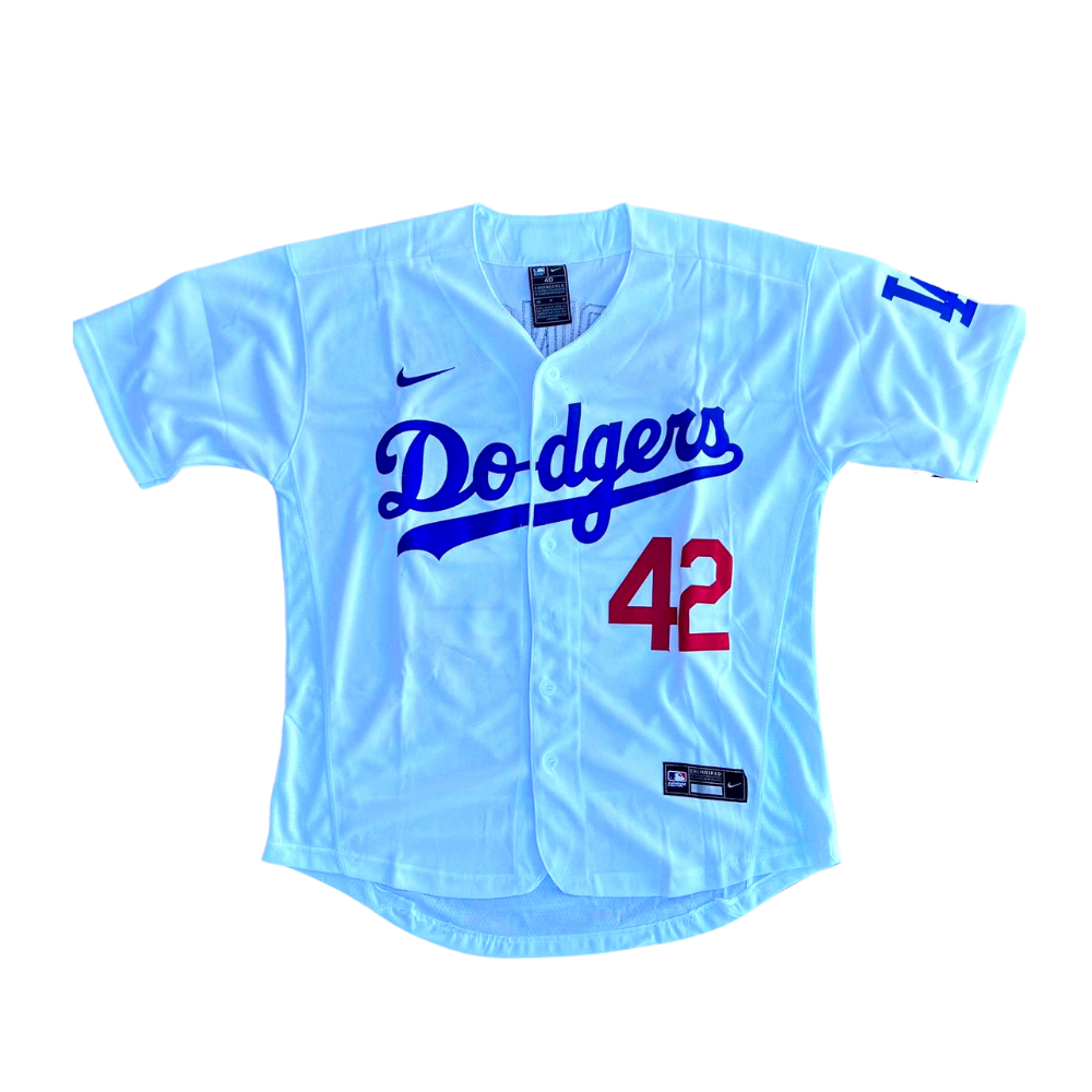 Jackie Robinson #42 Los Angeles Dodgers Blue/Black/Gray/White Men's Jersey