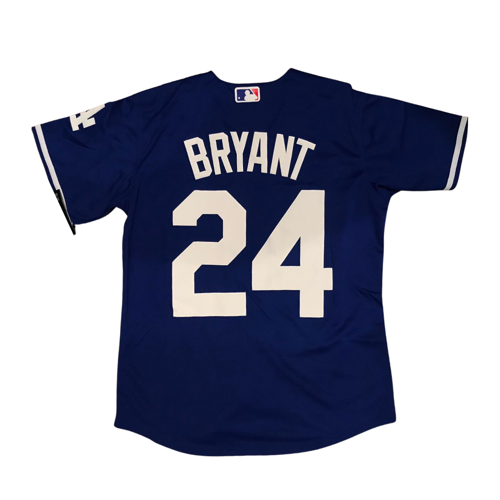 Kobe Bryant #24 Front / #8 Back Los Angeles Dodgers Blue/Gray/Black/White Men's Jersey
