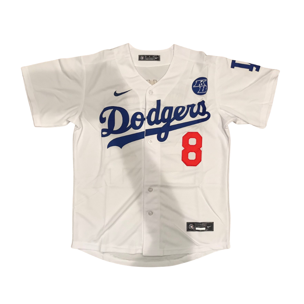 Kobe Bryant #24 Front / #8 Back Los Angeles Dodgers Blue/Gray/Black/White Men's Jersey