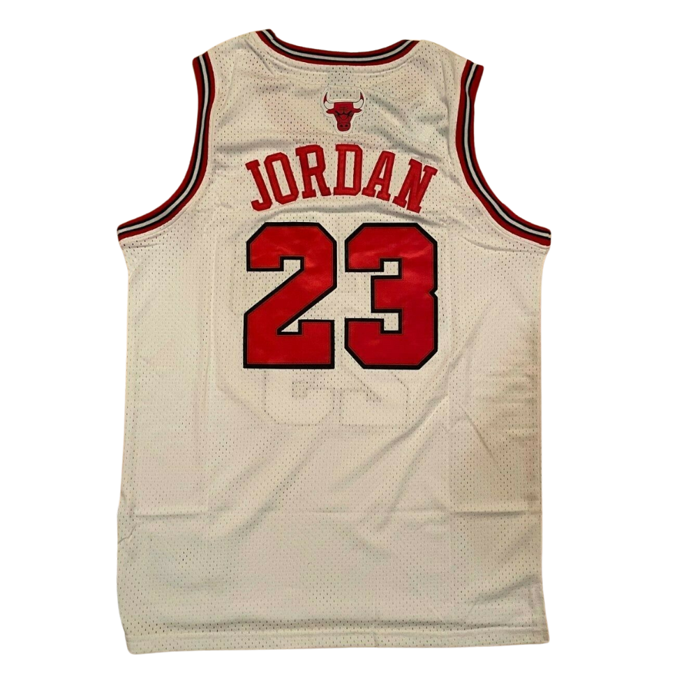 Michael Jordan #23 Chicago Bulls Red/Black/Pinstripe/White/Gold Men's or Youth Jersey