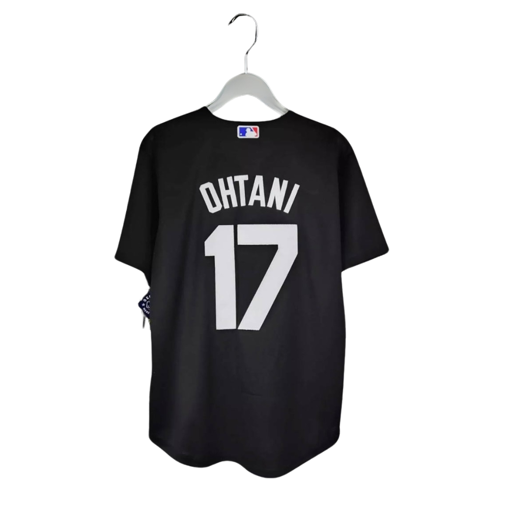 Shohei Ohtani #17 Los Angeles Dodgers Blue/Black Men's Jersey