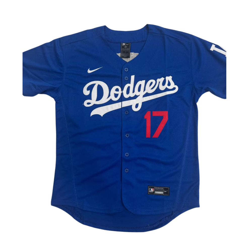 Shohei Ohtani #17 Los Angeles Dodgers Blue/Black Men's Jersey